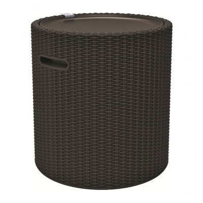 Keter Stůl Cool Stool 39L hnědá, 43,7x43,7x44,3 cm